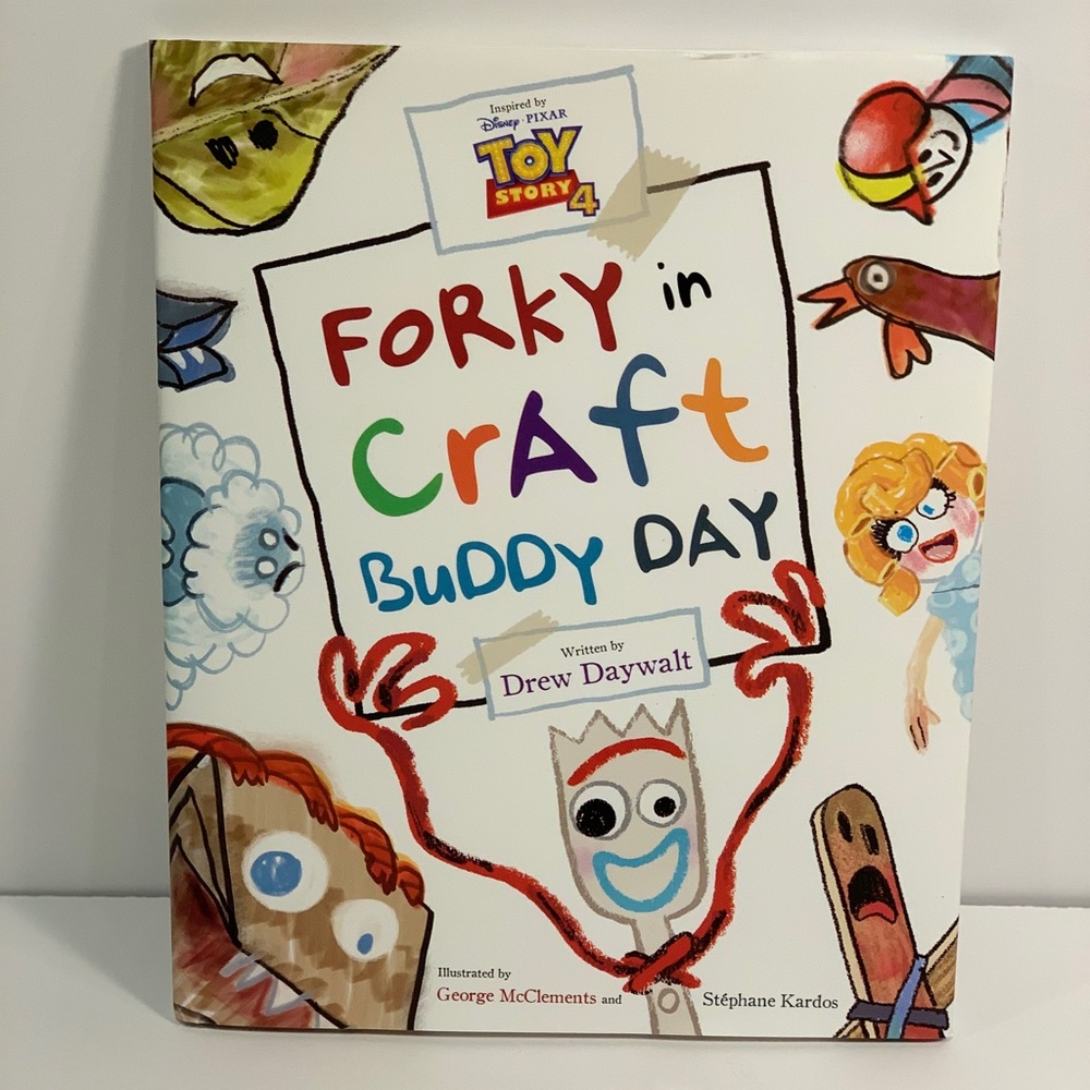 Toy Story 4 Forky in Craft Buddy Day Drew Daywalt